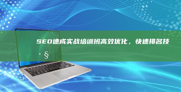 SEO速成实战培训班：高效优化，快速排名技巧全解析